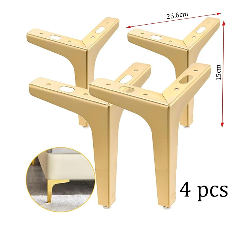 Furniture Hardware Replacement - 4 pièces de pieds de canapé