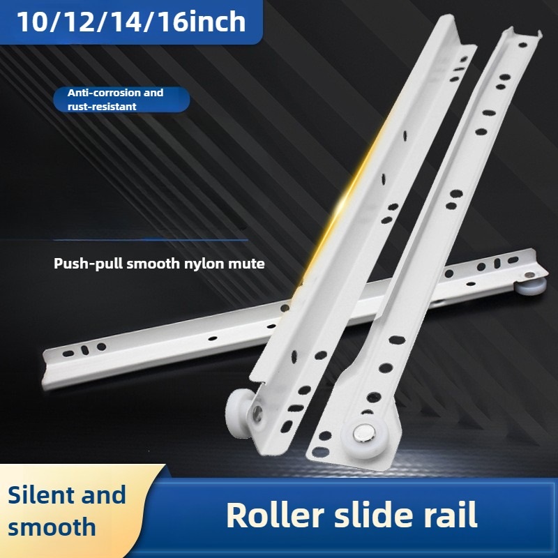 Drawer Slide Pair - Mute deux rails d'armoire tiroir rail