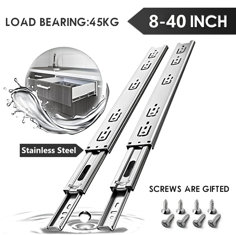 Drawer Slide Pair - AOLISHENG 1 paire de glissières de