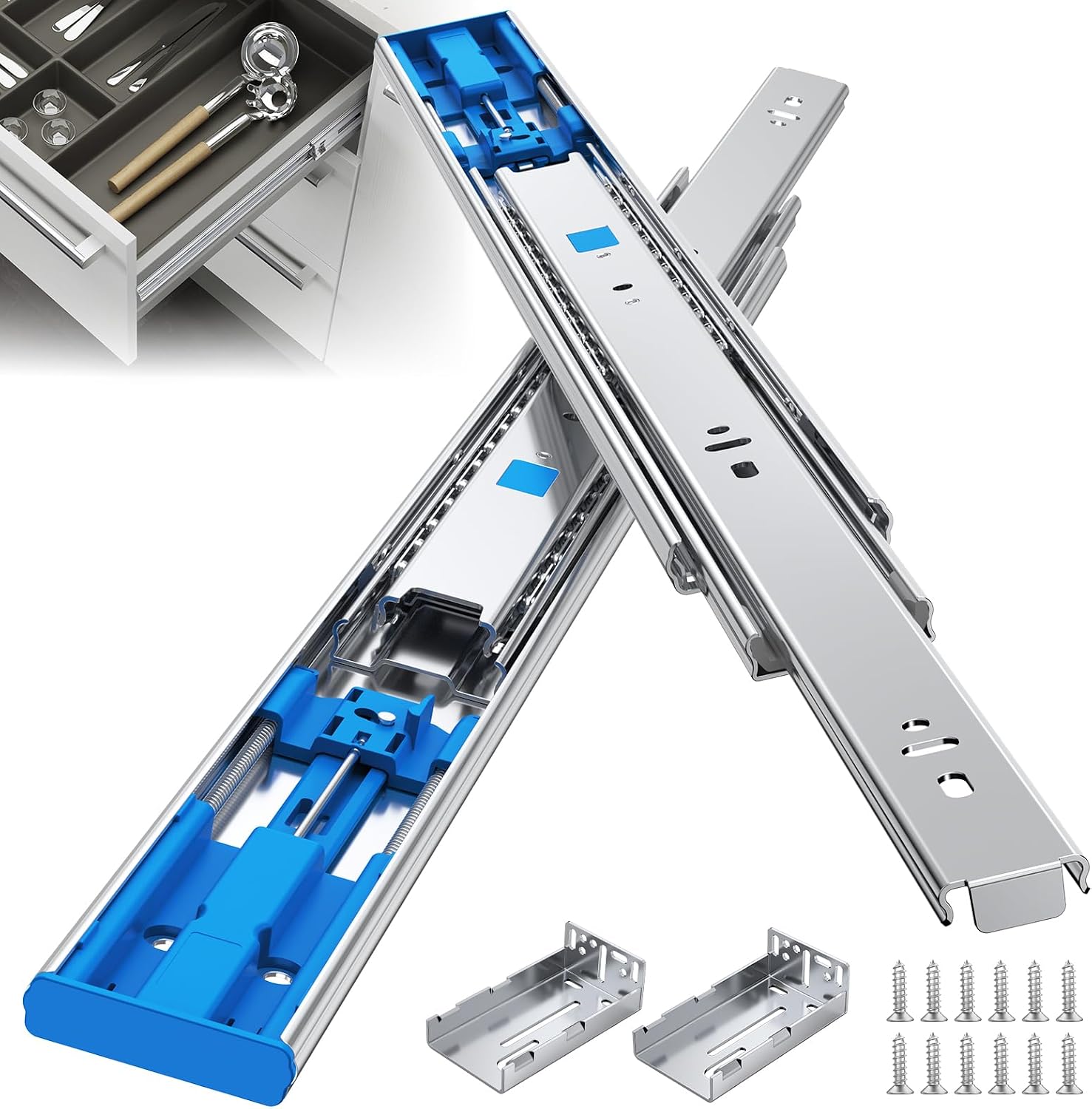 Glissières de tiroir à rouleme - Drawer Slide Pair avis et prix