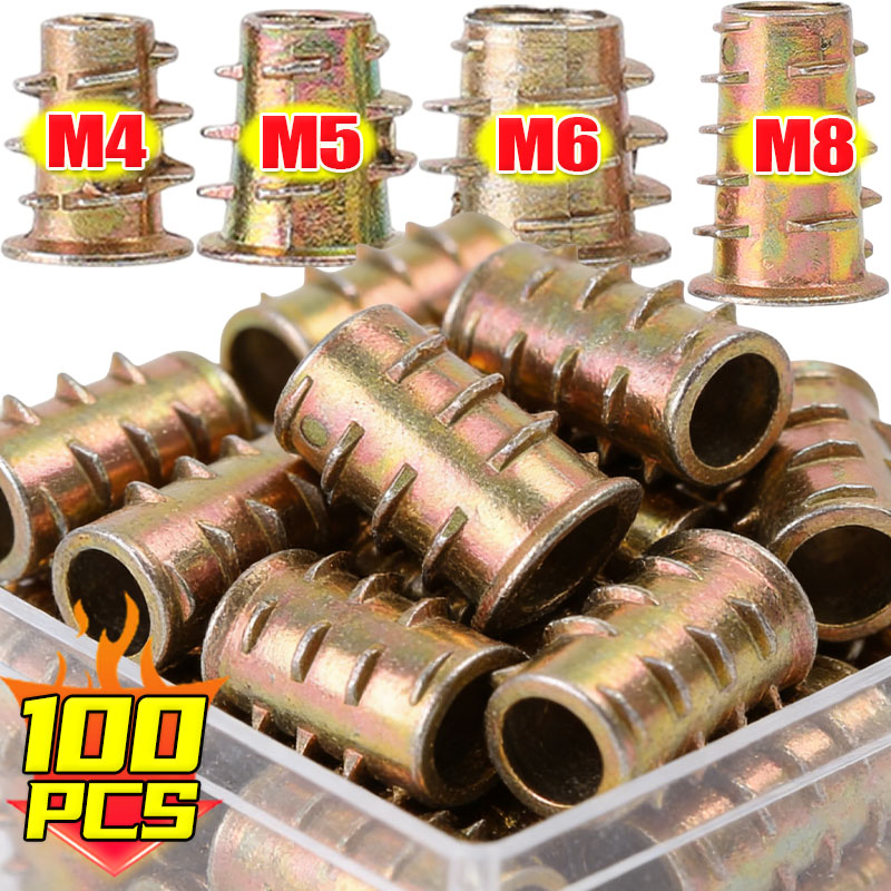 Inserts filetés M4 M5 M6 M8 po - Furniture Hardware Threaded Inserts avis et prix