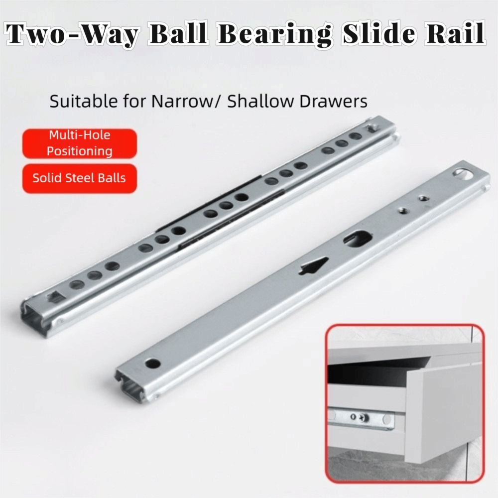 2 glissières de tiroir à roule - Drawer Slide Pair avis et prix