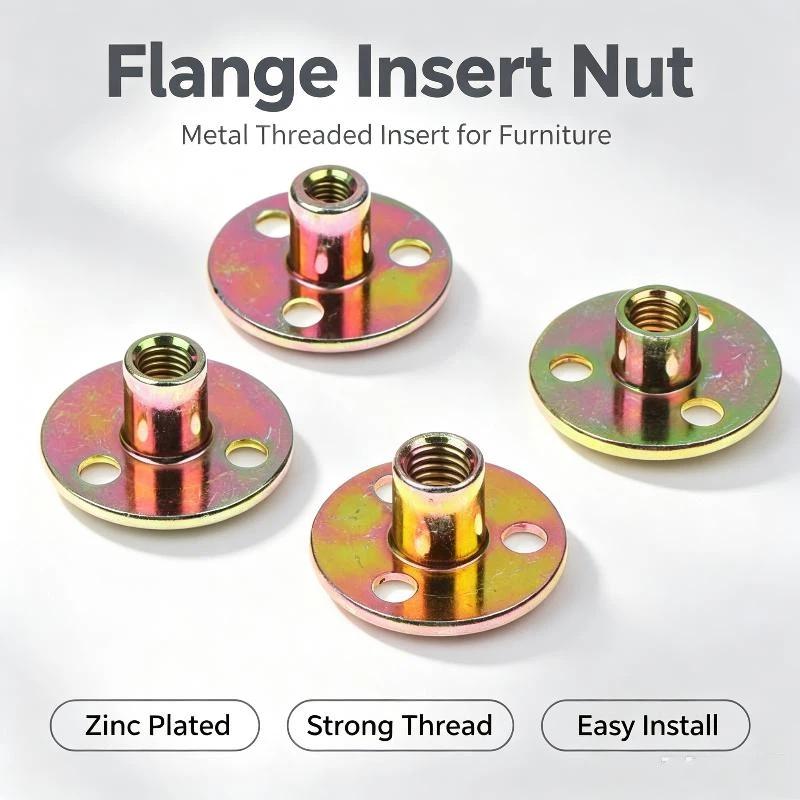 8/16 pièces Écrous en T M6 M8  - Furniture Hardware Threaded Inserts avis et prix