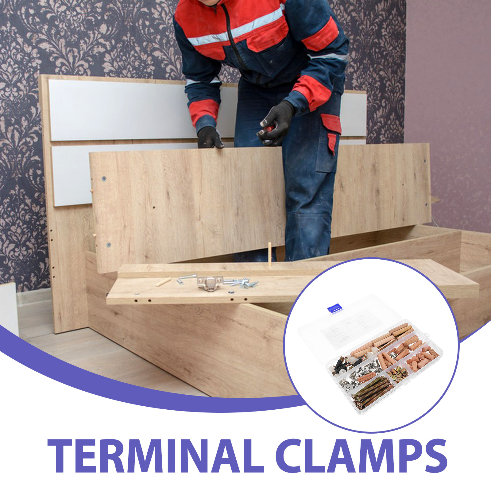 Ensemble de 95 vis et boulons  - Furniture Hardware Replacement avis et prix