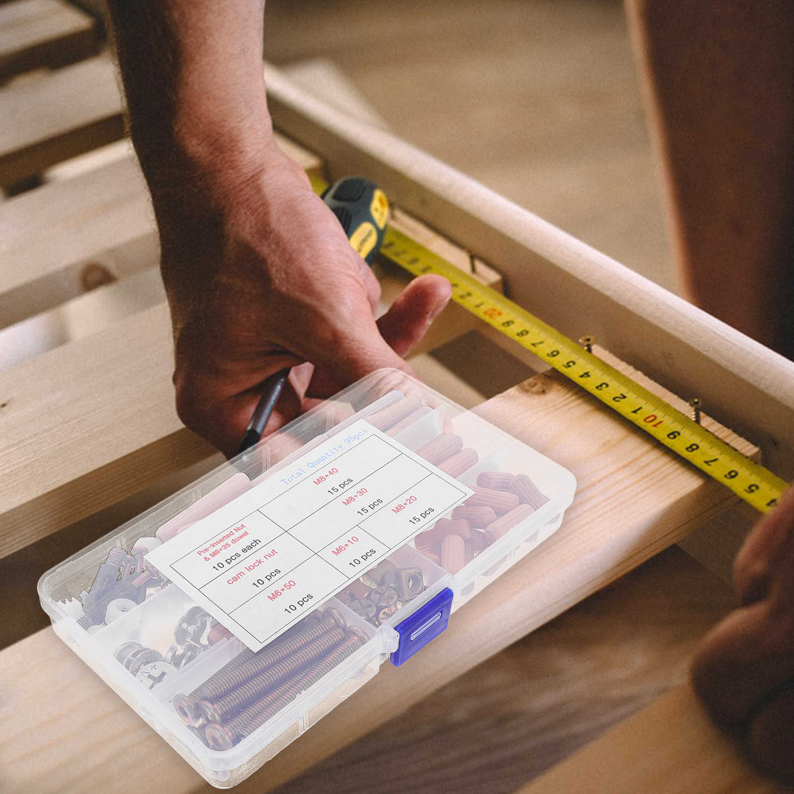 Ensemble de 95 vis et boulons  - Furniture Hardware Replacement avis et prix