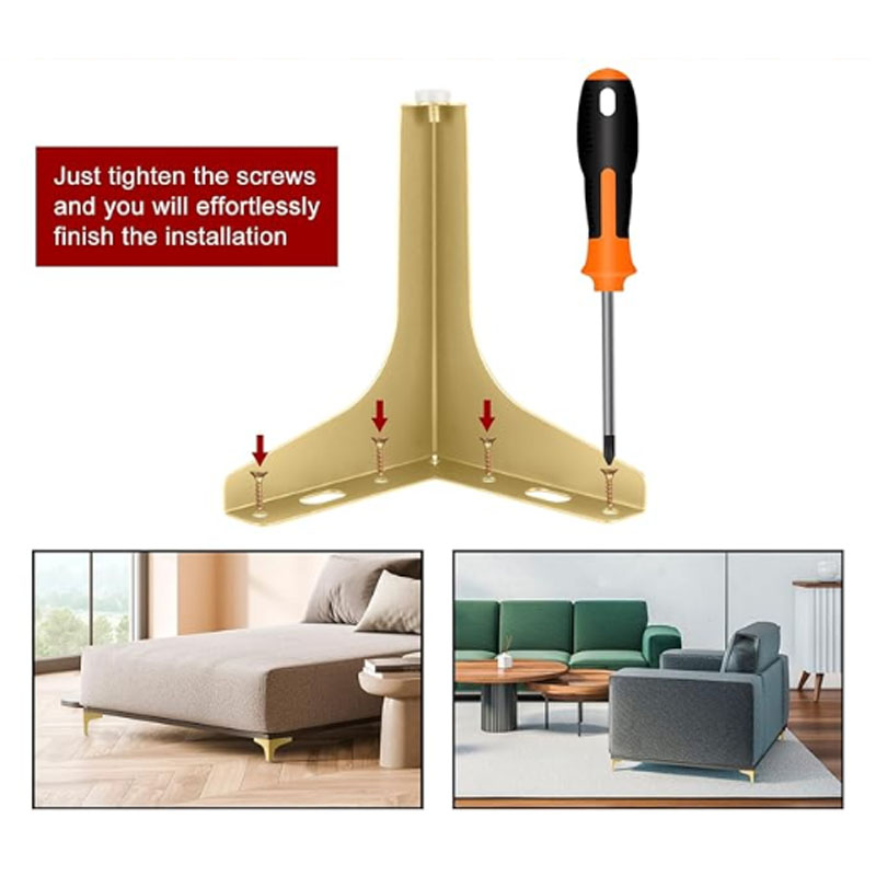 4 pièces de pieds de canapé mo - Furniture Hardware Replacement avis et prix